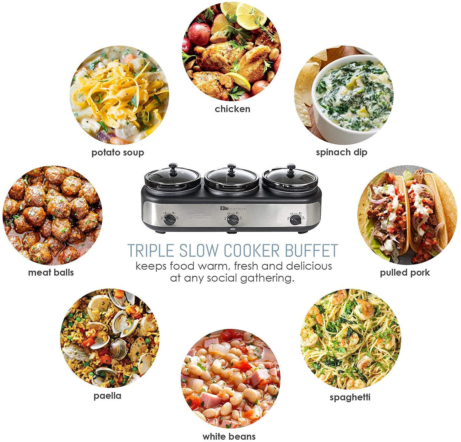 Triple Slow Cooker & Food Warmer Review 