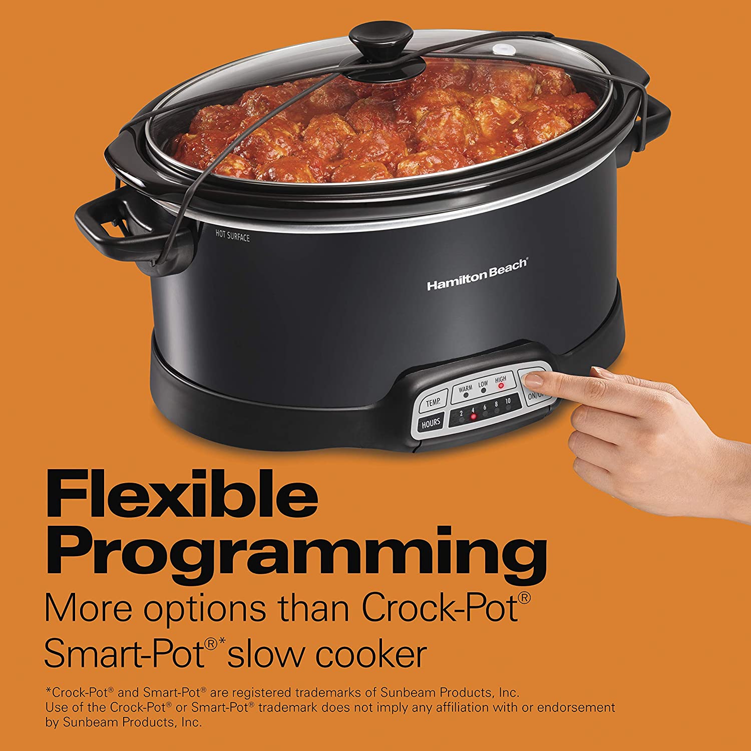 Hamilton Beach Programmable Slow Cooker 33474 review flexible programming