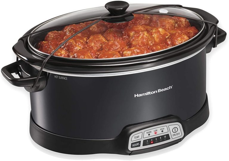 Hamilton Beach Programmable Slow Cooker 33474 review product photo front view