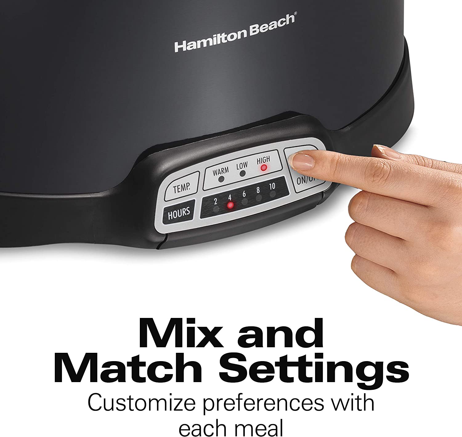 Hamilton Beach Programmable Slow Cooker 33474 review time and temperature settings