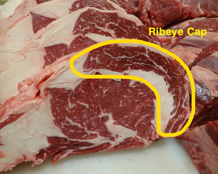 What is Ribeye Cap Steak position pointed