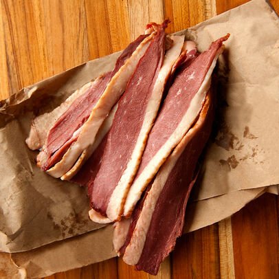 Uncured Smoked Duck Bacon
