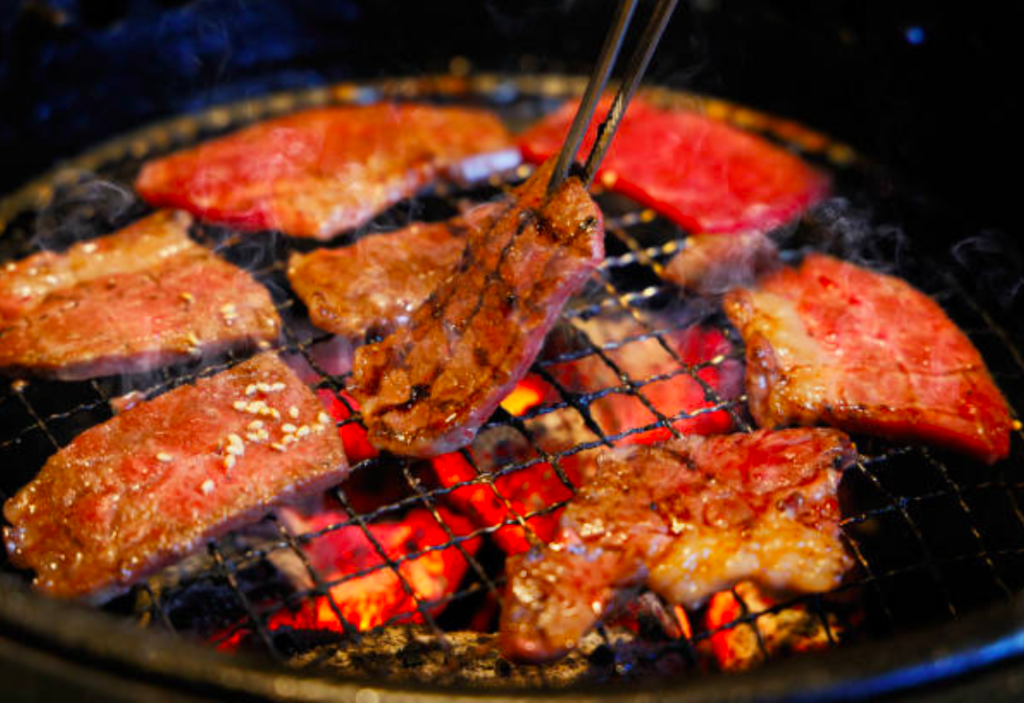 Yakiniku Japanese BBQ grilled meat wagyu beef