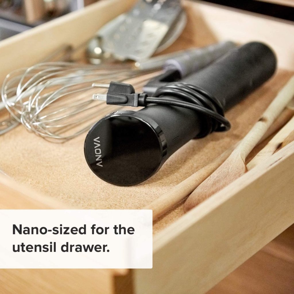 Anova Culinary Sous Vide Precision Cooker Nano small size