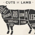 Lamb cuts chart diagram