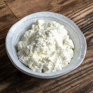 hand dipped ricotta cheese