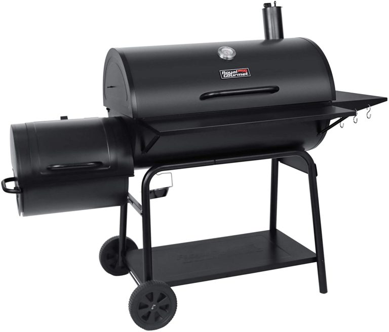 Royal Gourmet CC2036F Charcoal Grill with Offset Smoker review product photo front view