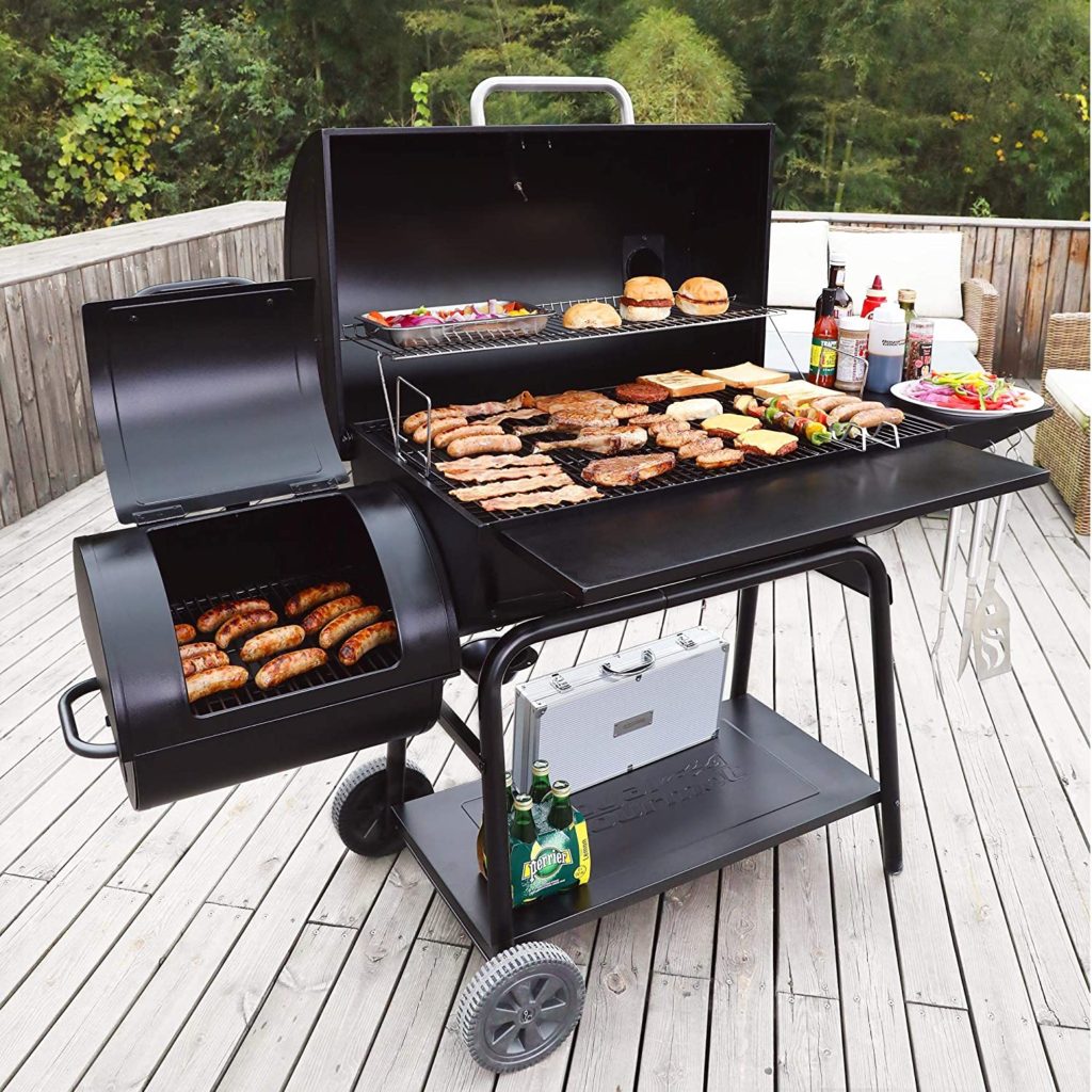 Royal Gourmet CC2036F Charcoal Grill with Offset Smoker review real photo