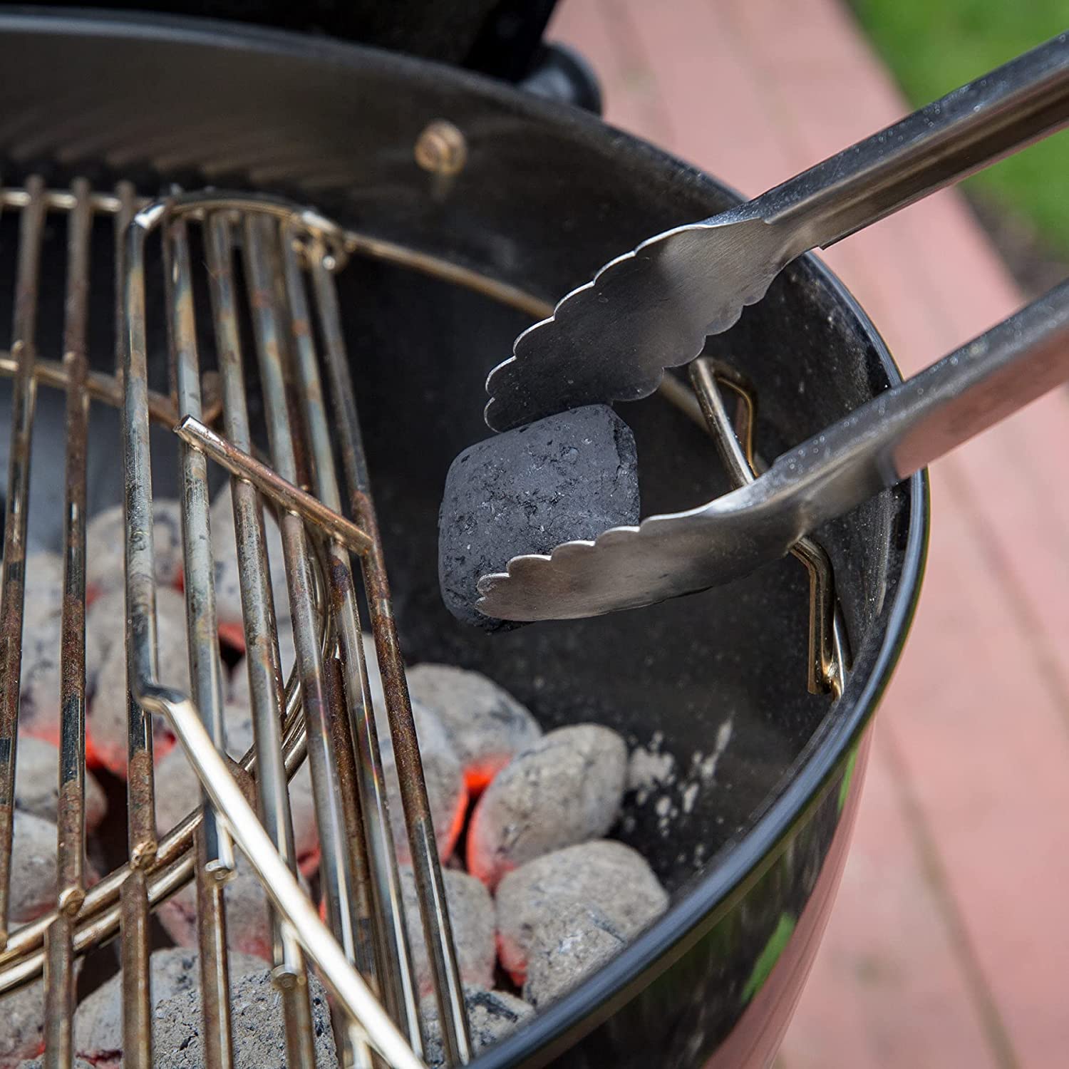 Weber Charcoal Grill Stainless Steel Hinged Cooking Grate