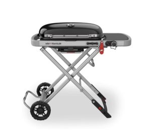 Product front view Weber Traveler Best Portable Gas Grill review