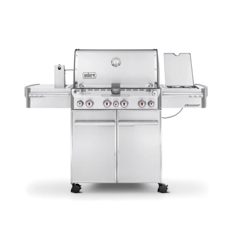 Product photo front view Weber Summit s470 Gas Grill 4 Burner review