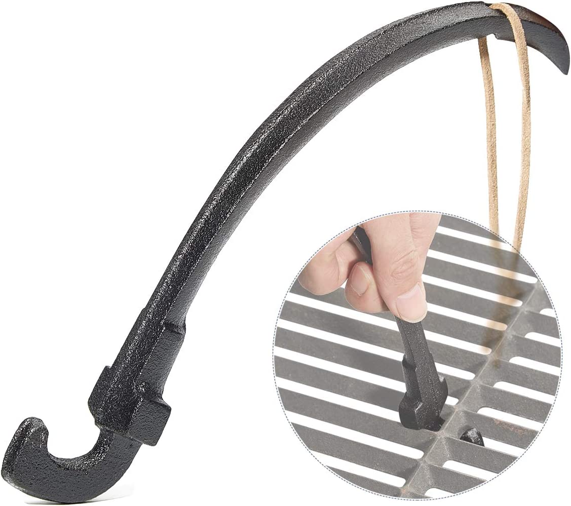 GriAddict Cast Iron Grill Grate Grate Lifter