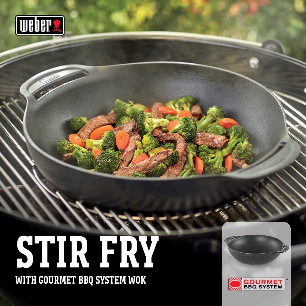 Weber Gourmet BBQ System 7425 cast iron wok