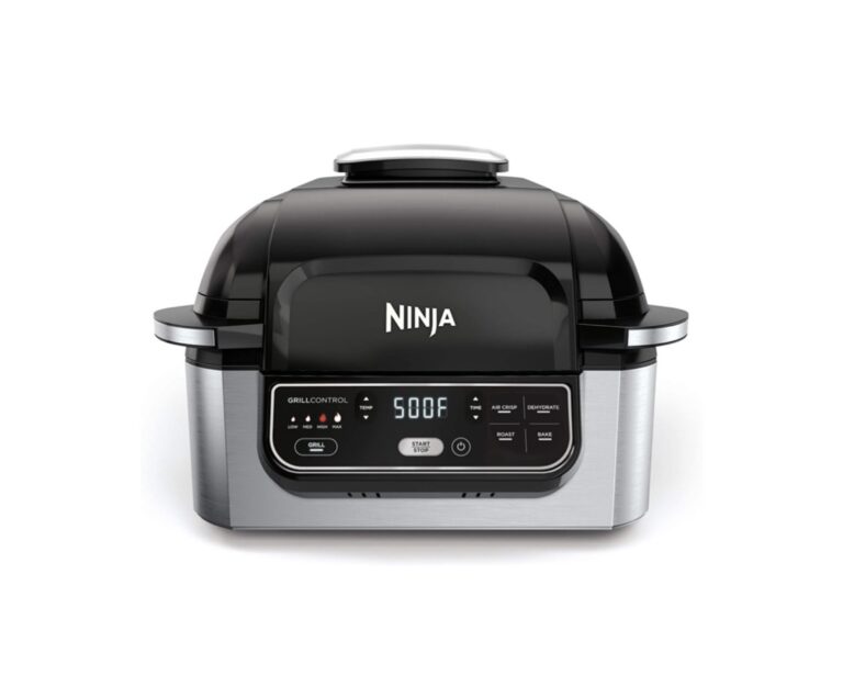 Product photo front view Ninja Foodi 5 in 1 Indoor Grill with Air Fryer Review