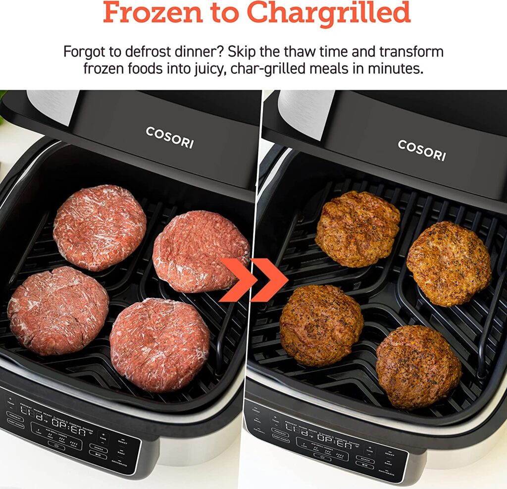 Frozen to Chargrilled