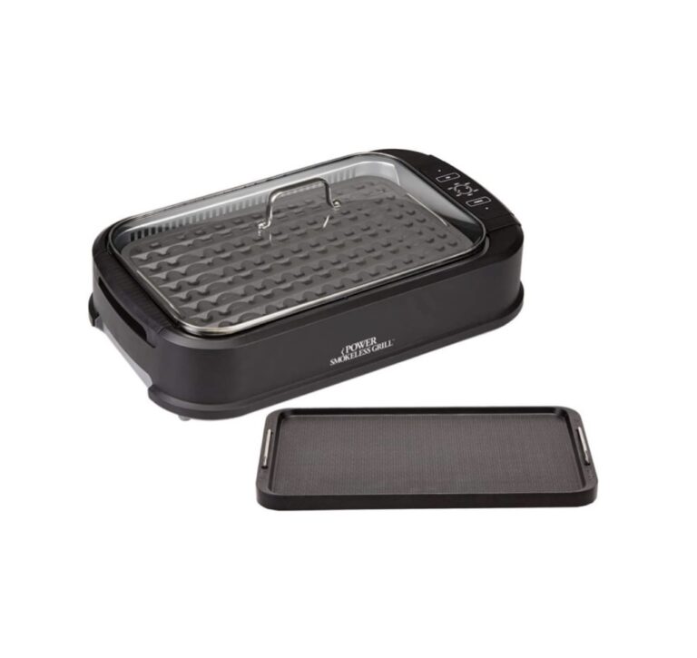 Product photo front view of Power XL Smokeless Indoor Electric Grill review