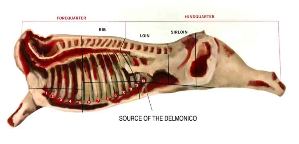 Beef cut diagram what cut is a delmonico steak
