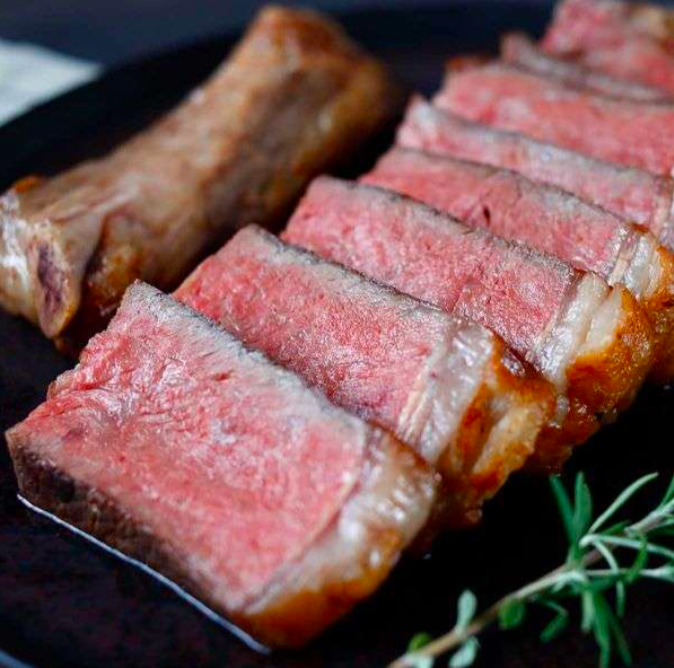 Reverse Seared Delmonico Steak